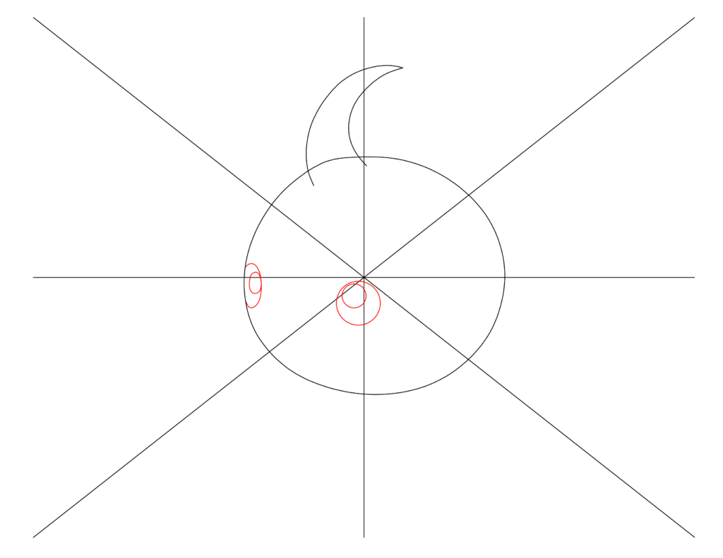 How to draw Pokemon Castform Step 4