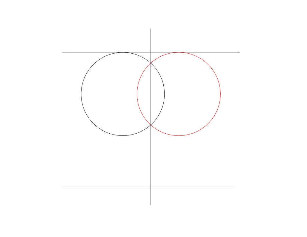 How to draw a trinity celtic knot Level 1 step 3