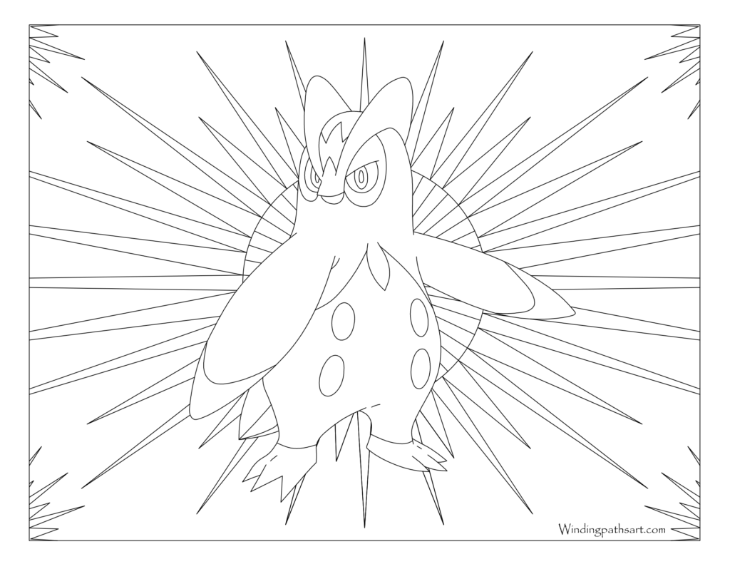 Adult Pokemon Coloring Page Prinplup #394