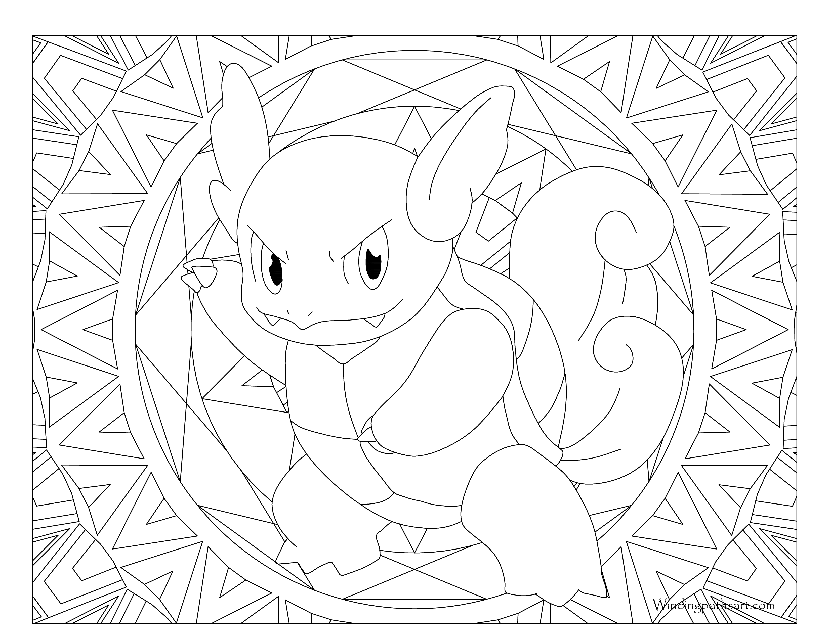 Pokemon coloring pages on