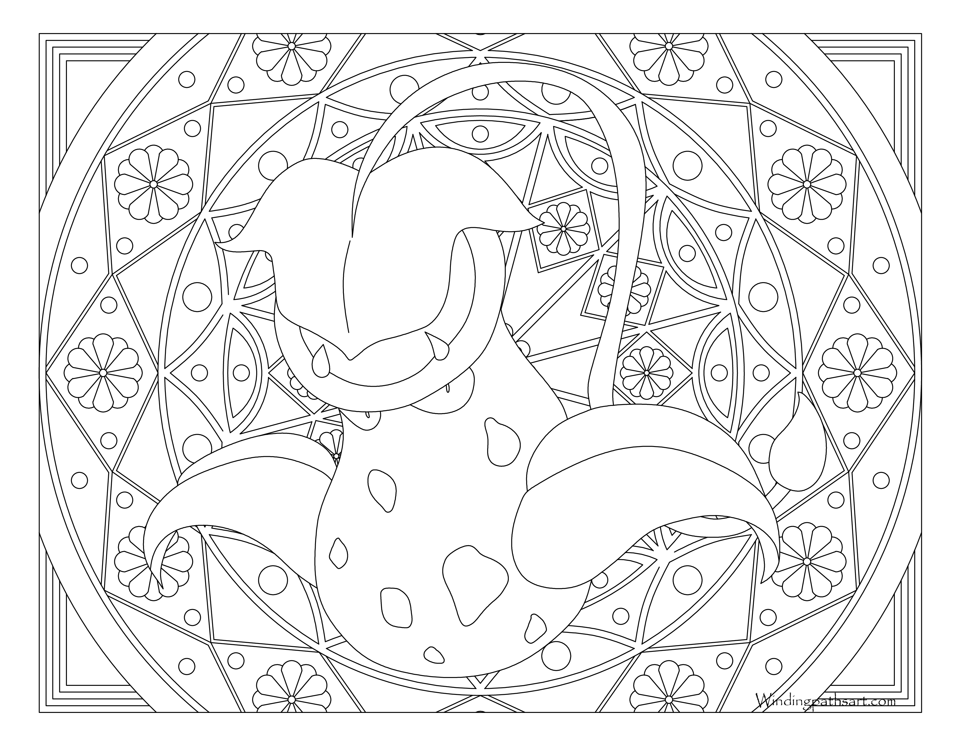 Coloring Pages Pokemon - Victreebel - Drawings Pokemon