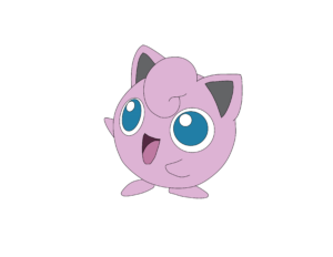 Draw Pokémon Jigglypuff done and colored