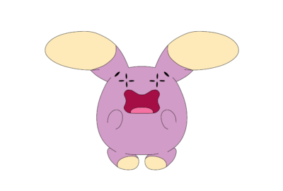 how to draw Pokémon Whismur done and colored