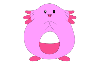 How to draw Pokemon Chansey done and colored