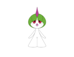 How to draw Pokemon Ralts Done and Colored