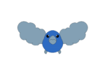 how to draw Pokemon Swablu done and colored