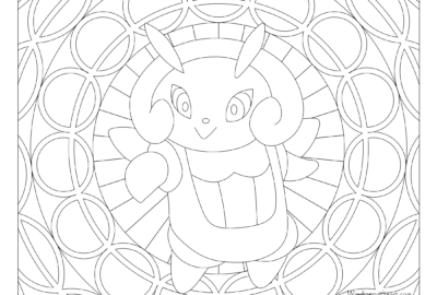 Adult Pokemon Coloring Page Illumise #314