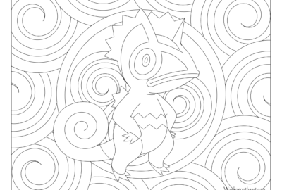 Adult Pokemon Coloring Page Kecleon #352