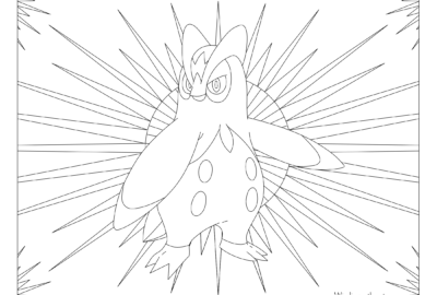 Adult Pokemon Coloring Page Prinplup #394