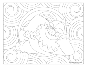Adult Pokemon Coloring Page Slaking #289