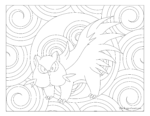Adult Pokemon Coloring Page Stunky #434