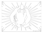 Adult Pokemon Coloring Page Vigoroth #288