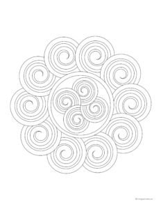 Mandala Adult coloring page 113