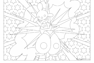 307-Medicham-Pokemon-Coloring-Page